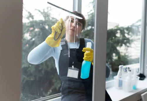 Nettoyage de vitres intérieures et extérieures à Chaptuzat